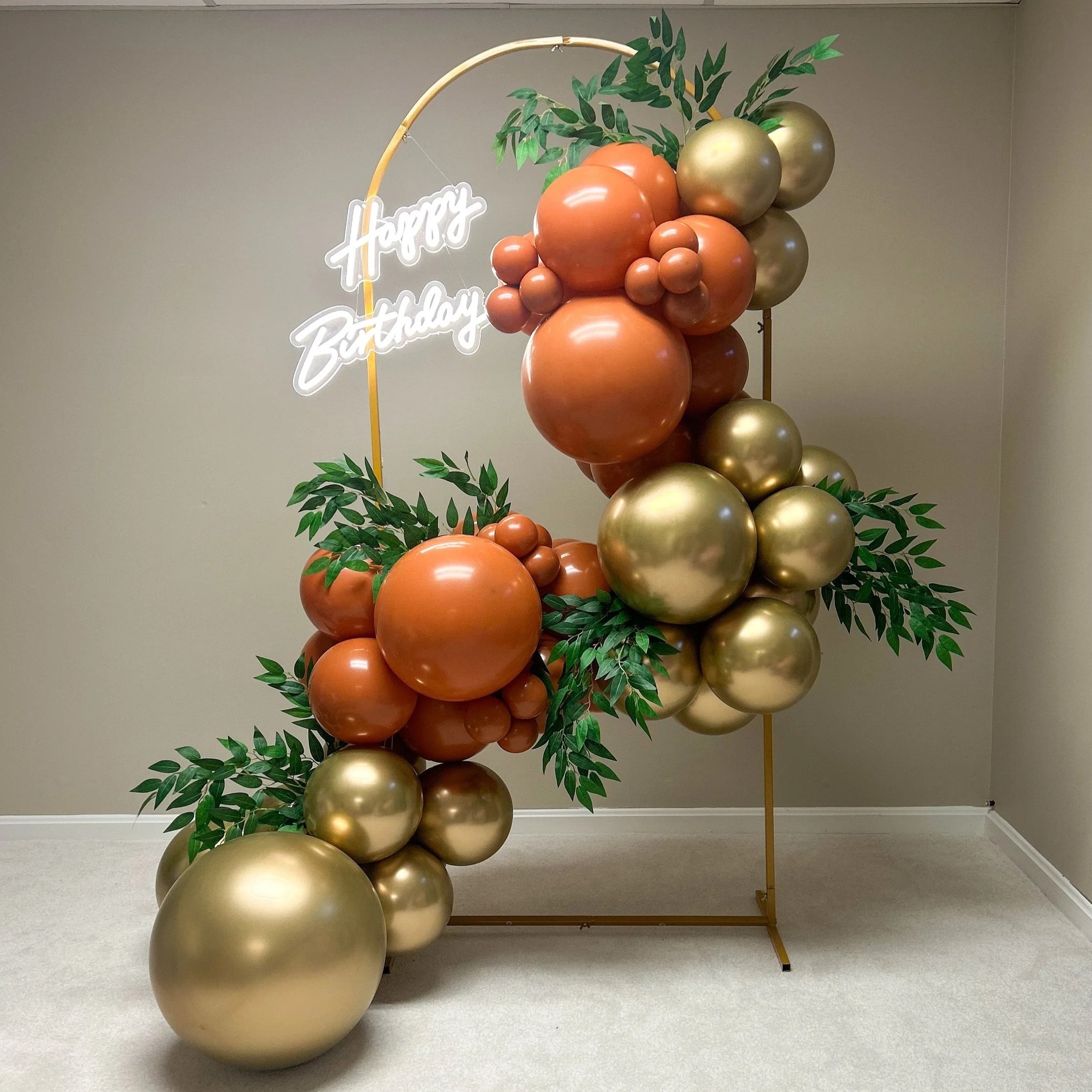 Happy Birthday balloon decoration Akron, Cleveland, Northeast Ohio