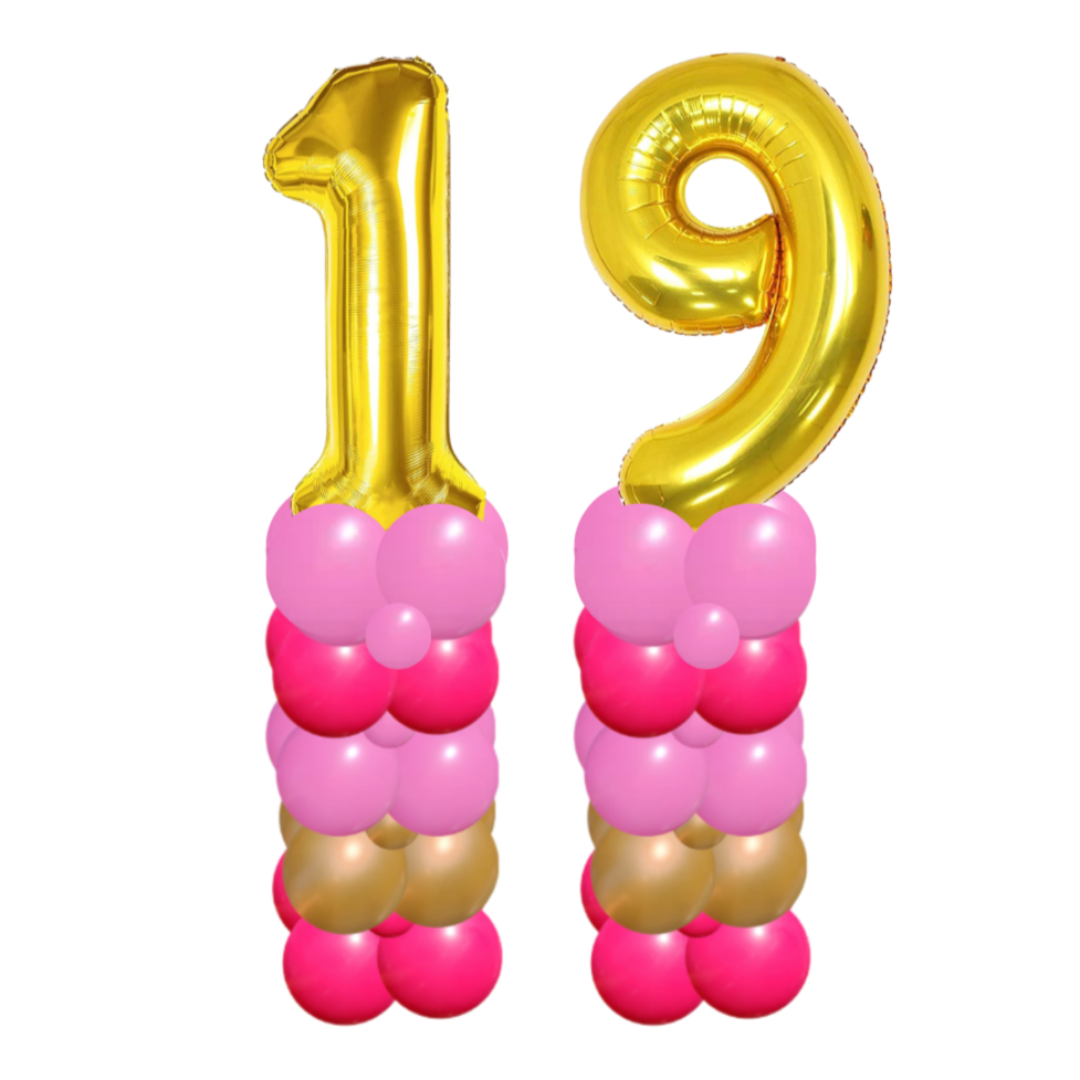 Balloon stacks in Cleveland, Akron, Hudson & surrounding areas. Custom balloon décor for weddings, birthdays, baby showers & corporate events.