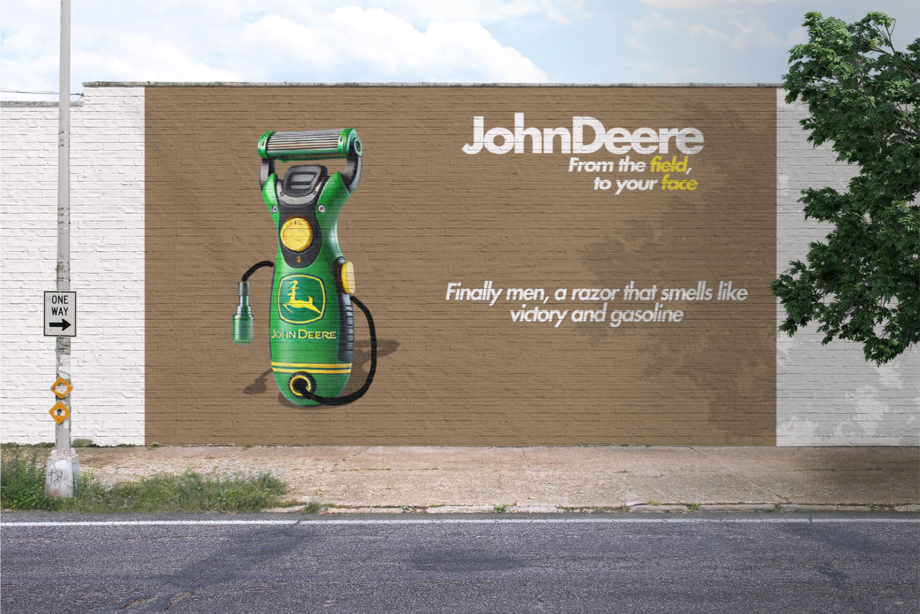 John Deere: Gas Powered Razor - spec ad