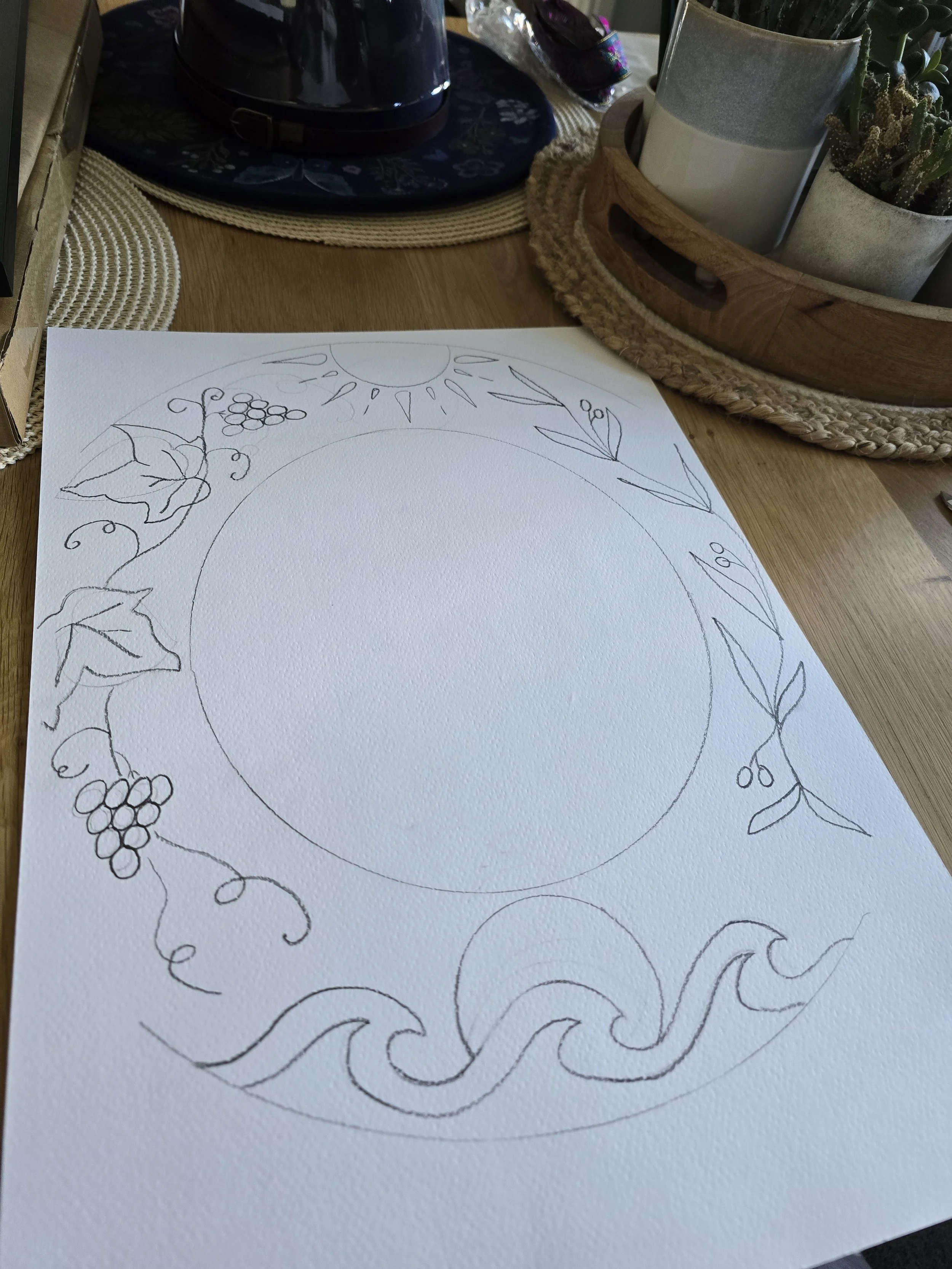 Prepping for a hat design