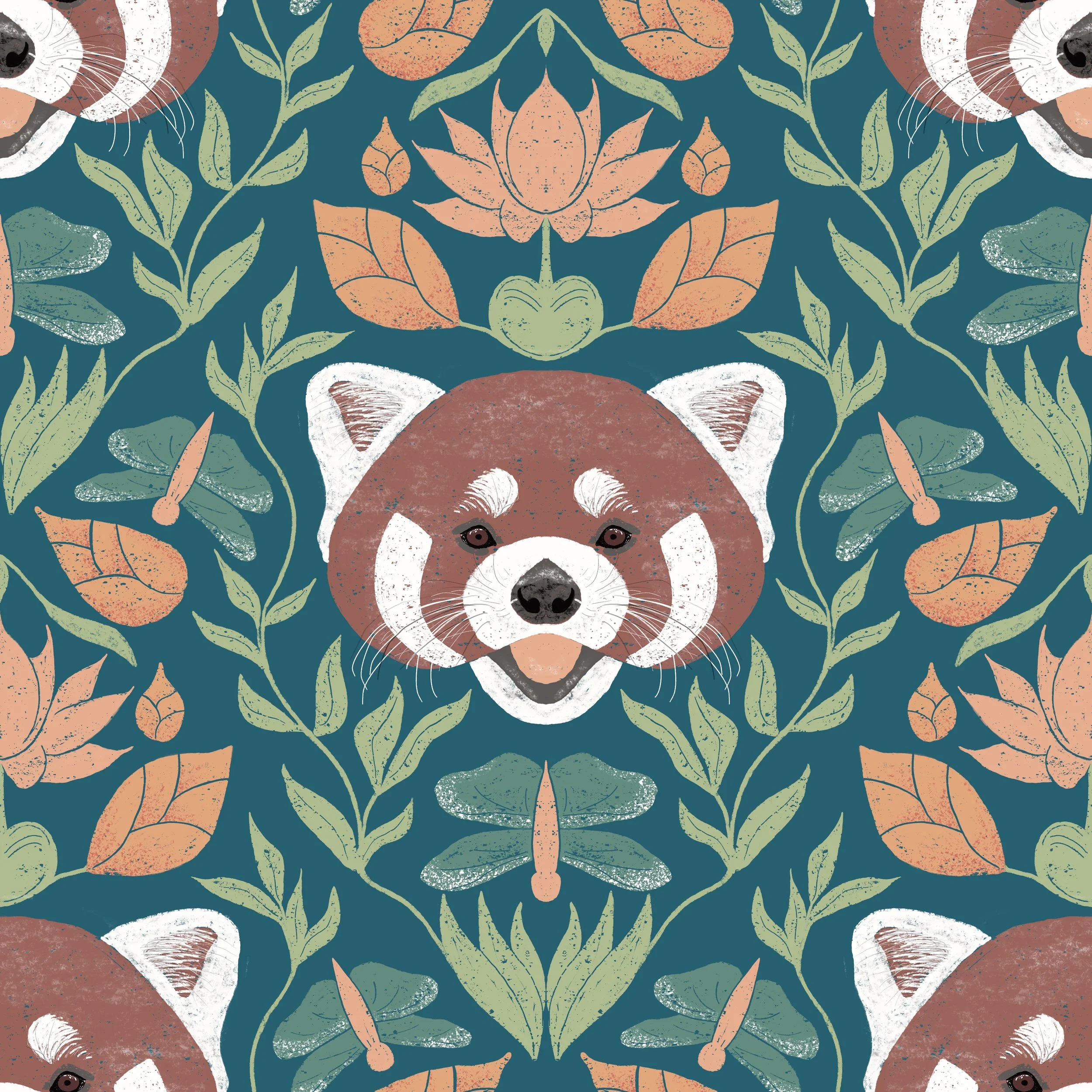 Raster repeating pattern