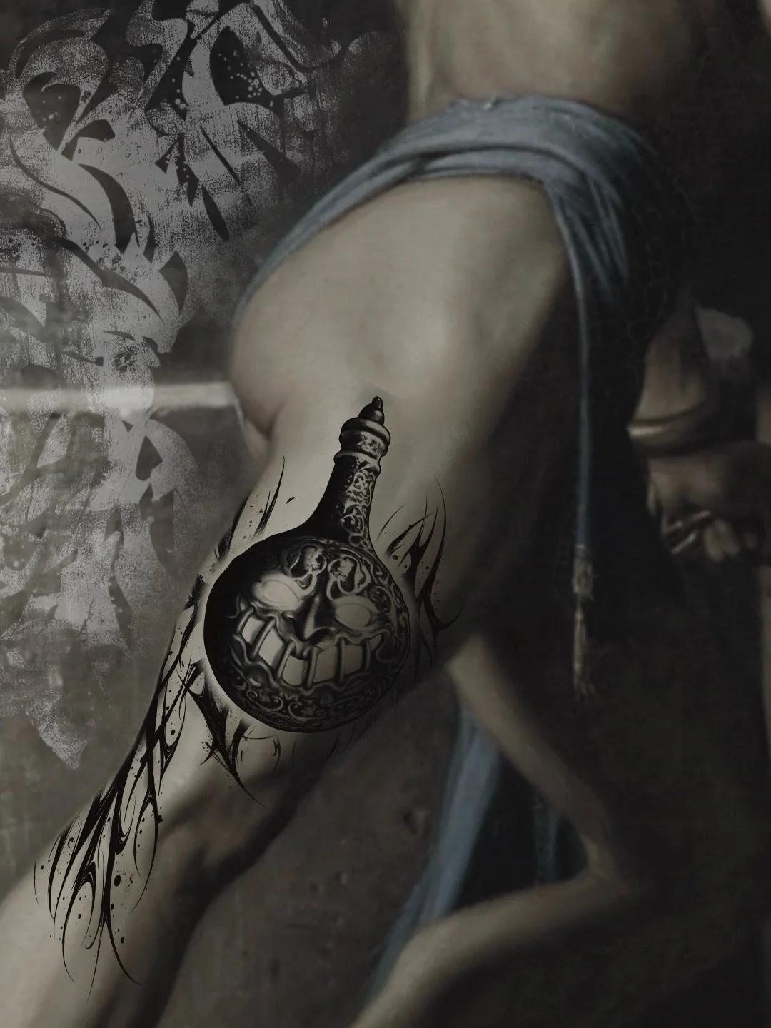 THAT was in there this entire time?? 
BG3 Iron Flask flash available 🤙🏻
✷
@dagrentattoostudio Dunfermline, Fife 
✷