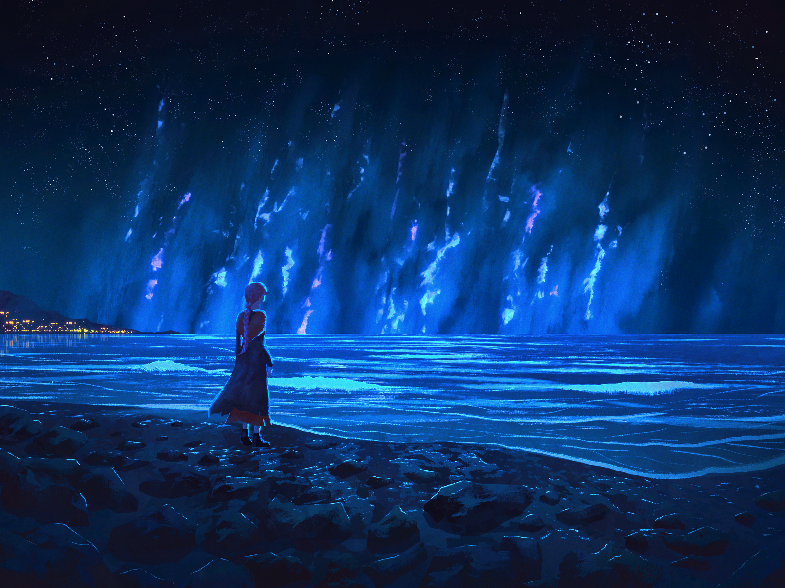 The Shadowed Veil is a towering wall of darkness that looms over the black waters of the Shadowed Sea. No one knows where it came from or why it exists, but the fae in the slums whisper that it’s a remnant of the war that toppled their king and tore