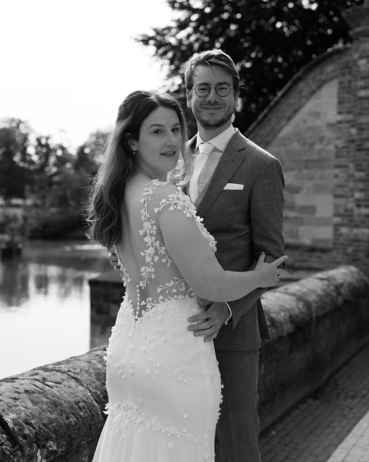 A while back, I had the pleasure of photographing this lovely couple. I wanted some extra shots for my portfolio, and they were excited to wear their wedding outfits again. Luckily, everything still fit 😉.

What made this shoot extra special is that