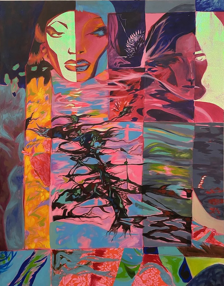 girlpowerpink, 2021, acrylic paint on stretched canvas