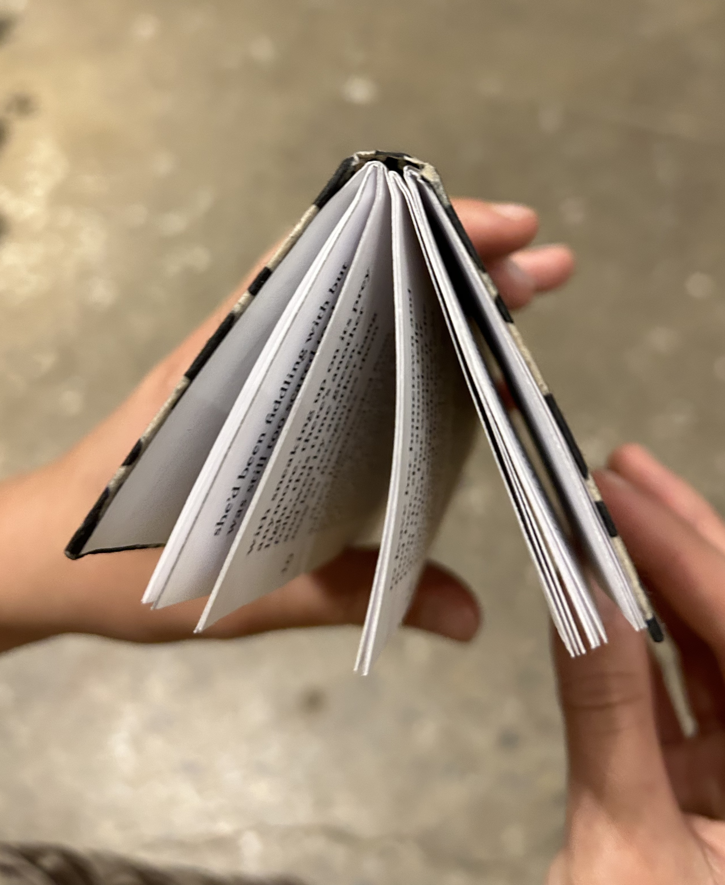 hand-bound book