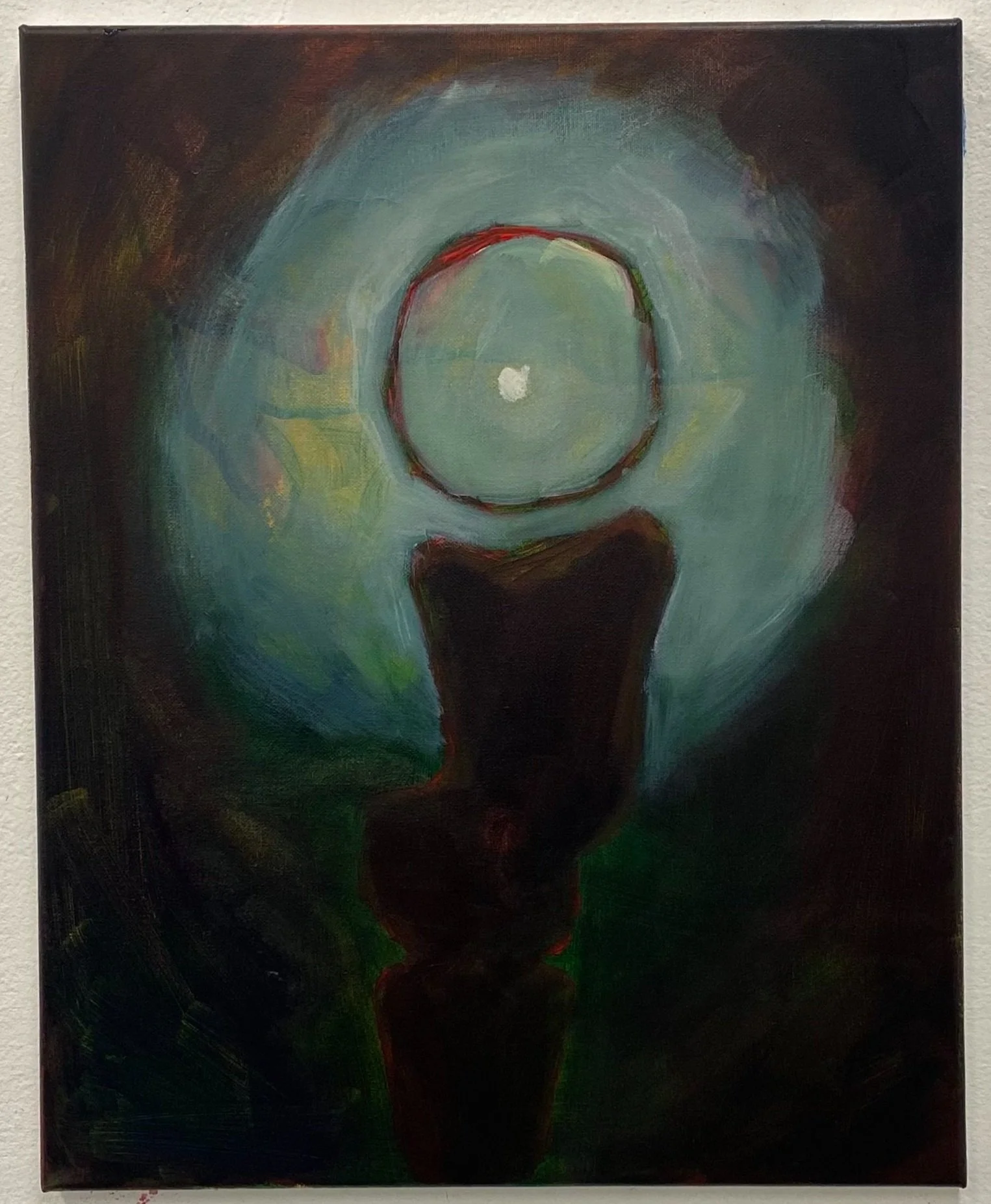 torch, 2022, acrylic paint on stretched canvas