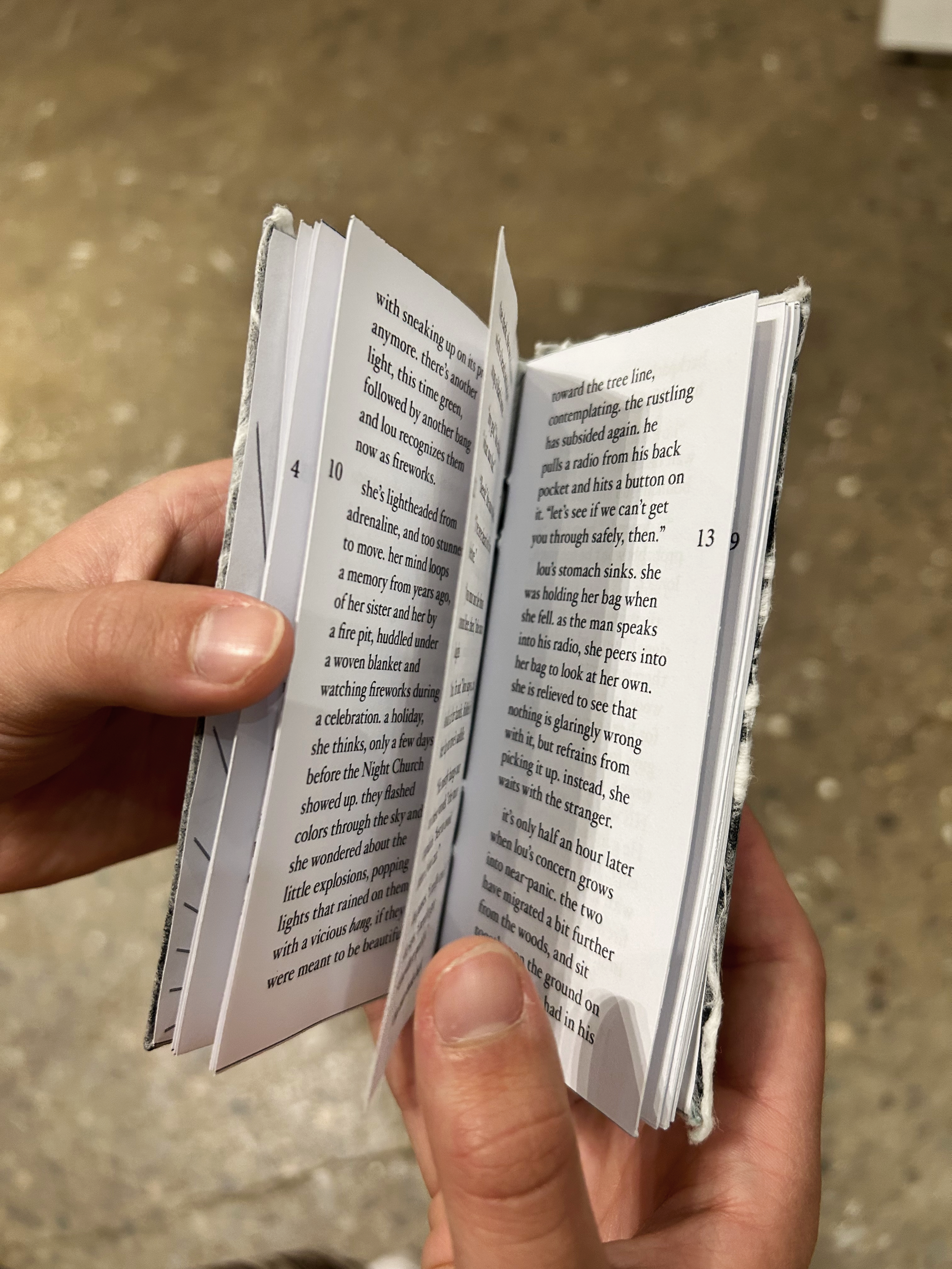 hand-bound book