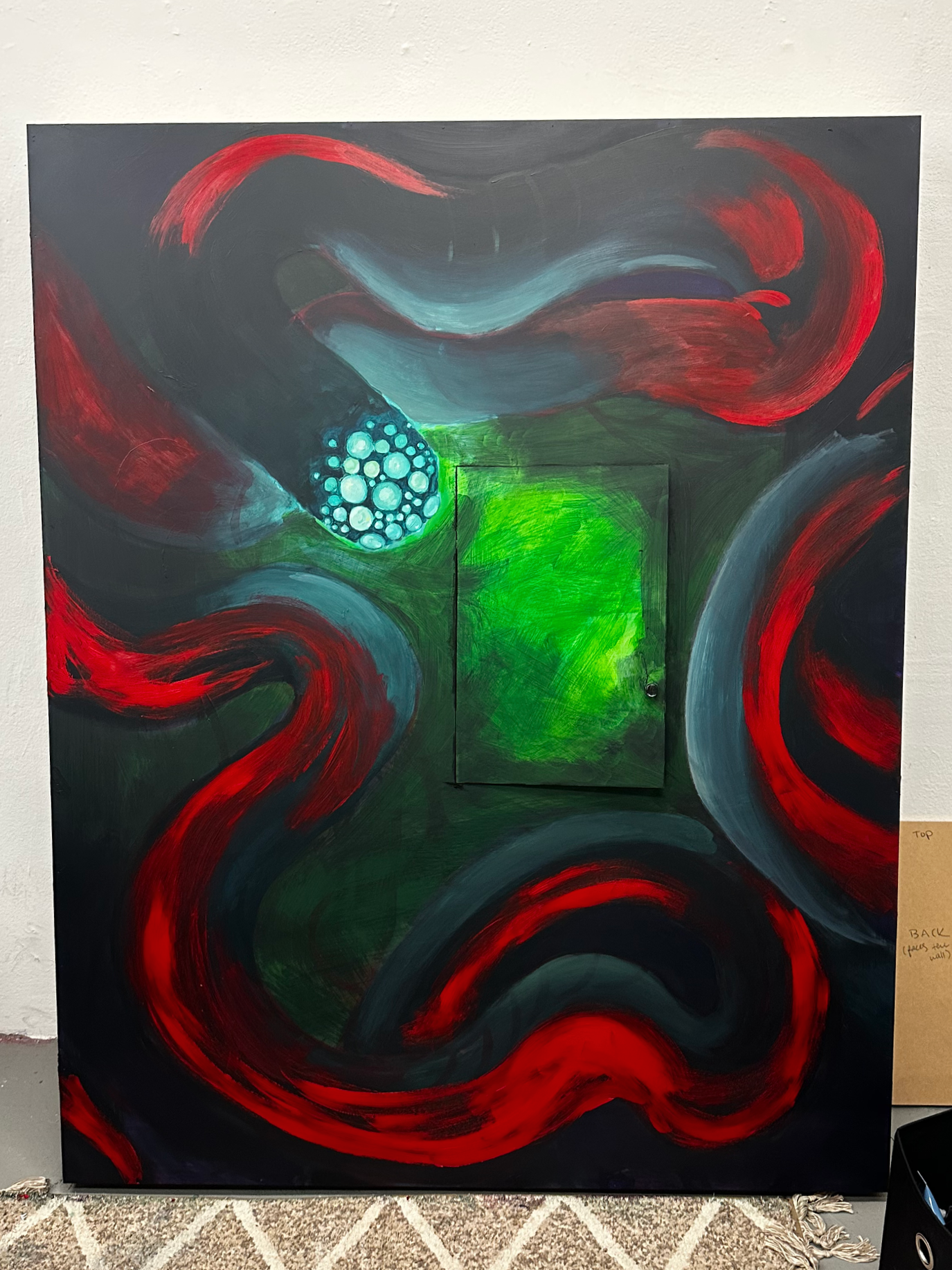 intense underpainting