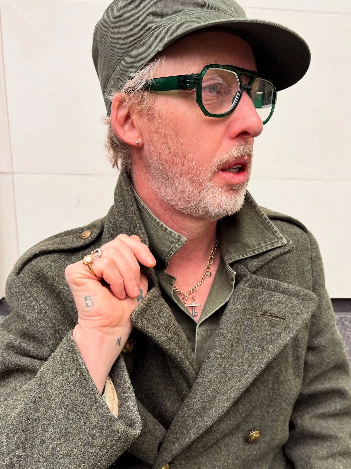 My dear friend @jamesbrownstyle wearing some of our up coming collaboration pieces 💎 for years we have talked at length over our shared passion for rare jewellery. 

A shared eye.
Character-driven. Understated, dangerous, enduring. Using re-worked A