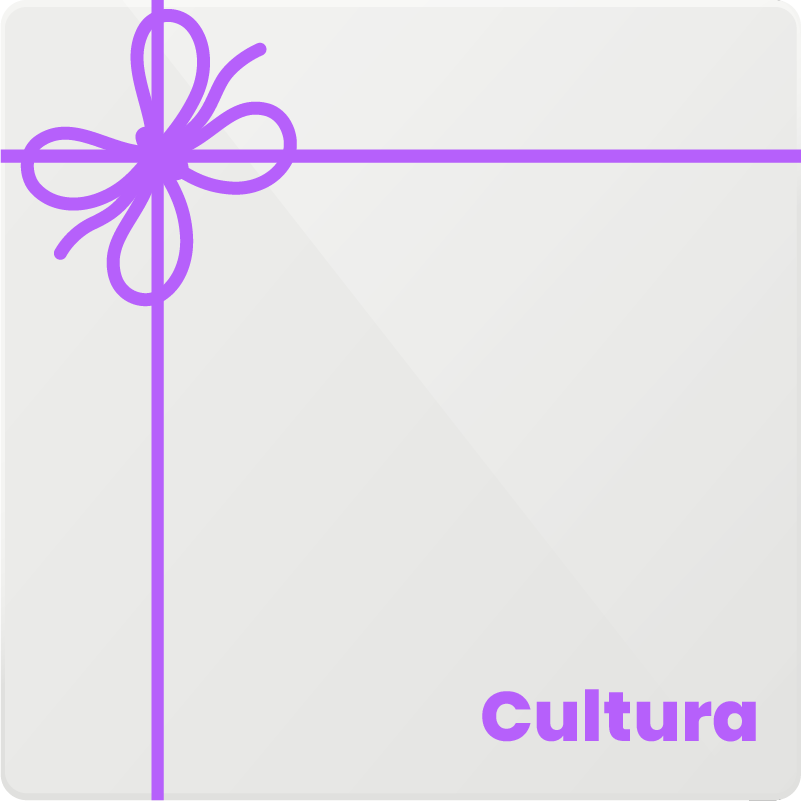 Desenho simples de um laço de fita roxo com a frase 'Laboratório de aprendizagem' em destaque na parte inferior em letras roxas.