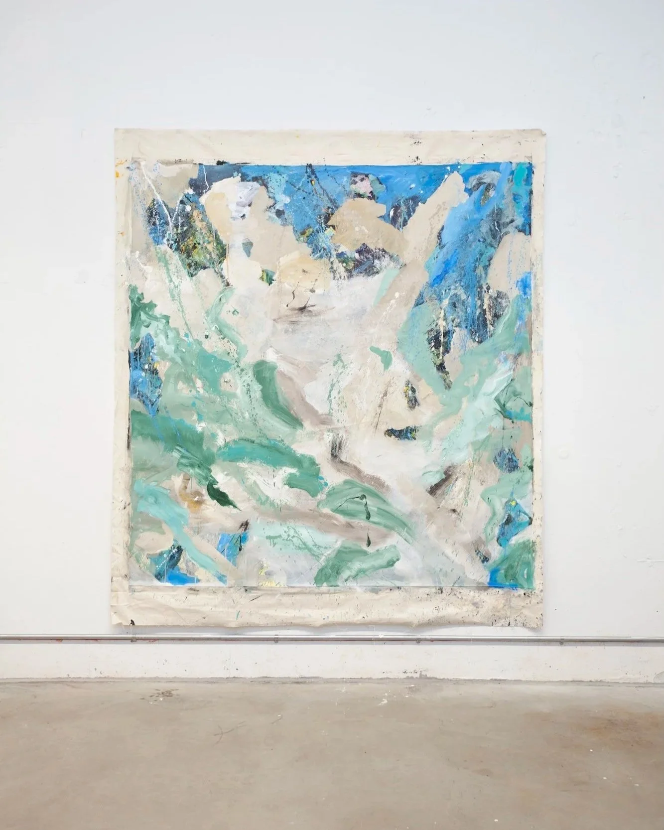Vår, 2023-24, akryl på lerret, 210x182 cm