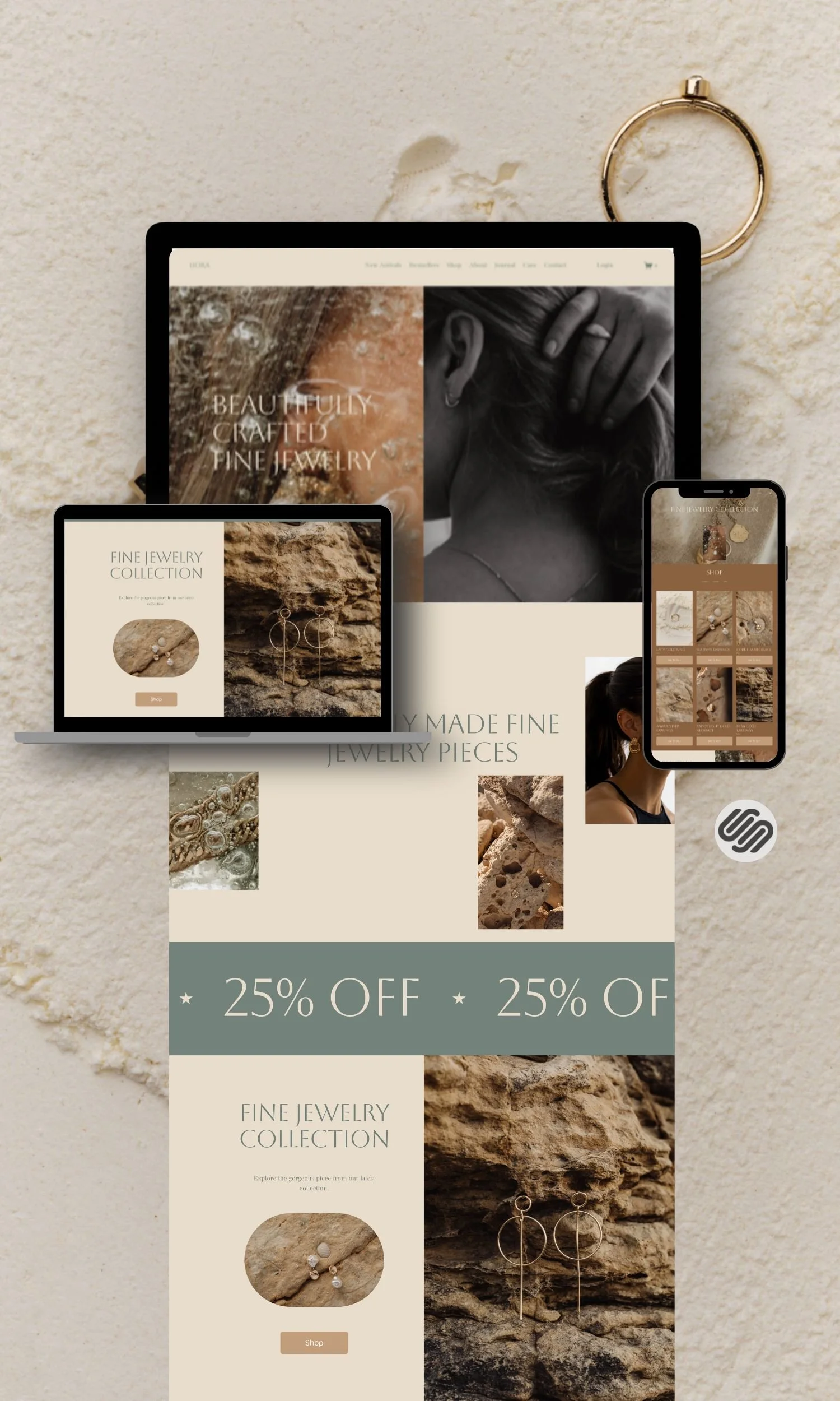 Liora Squarespace E-commerce Website Template