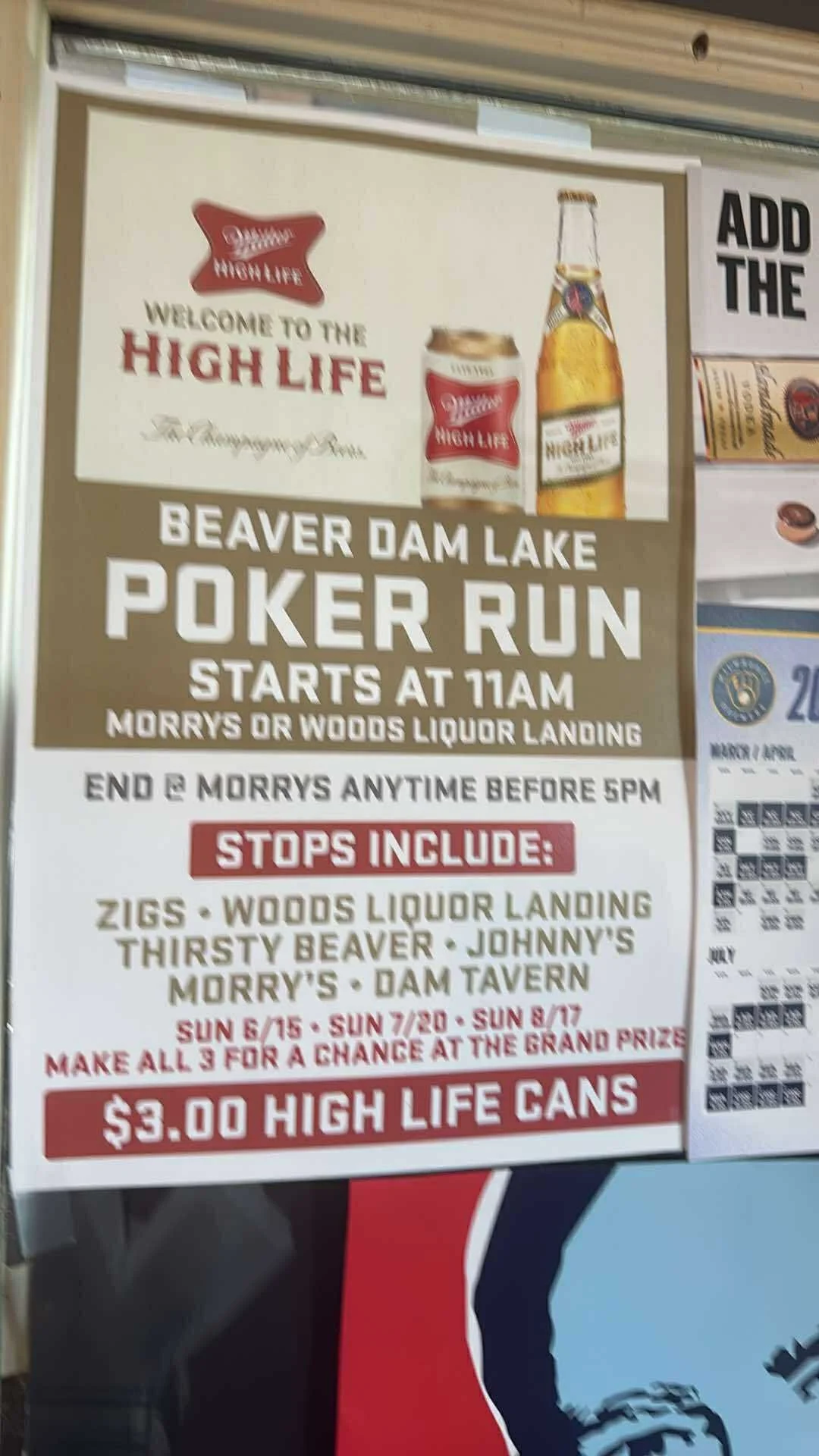 Beaver Dam Lake Poker Run