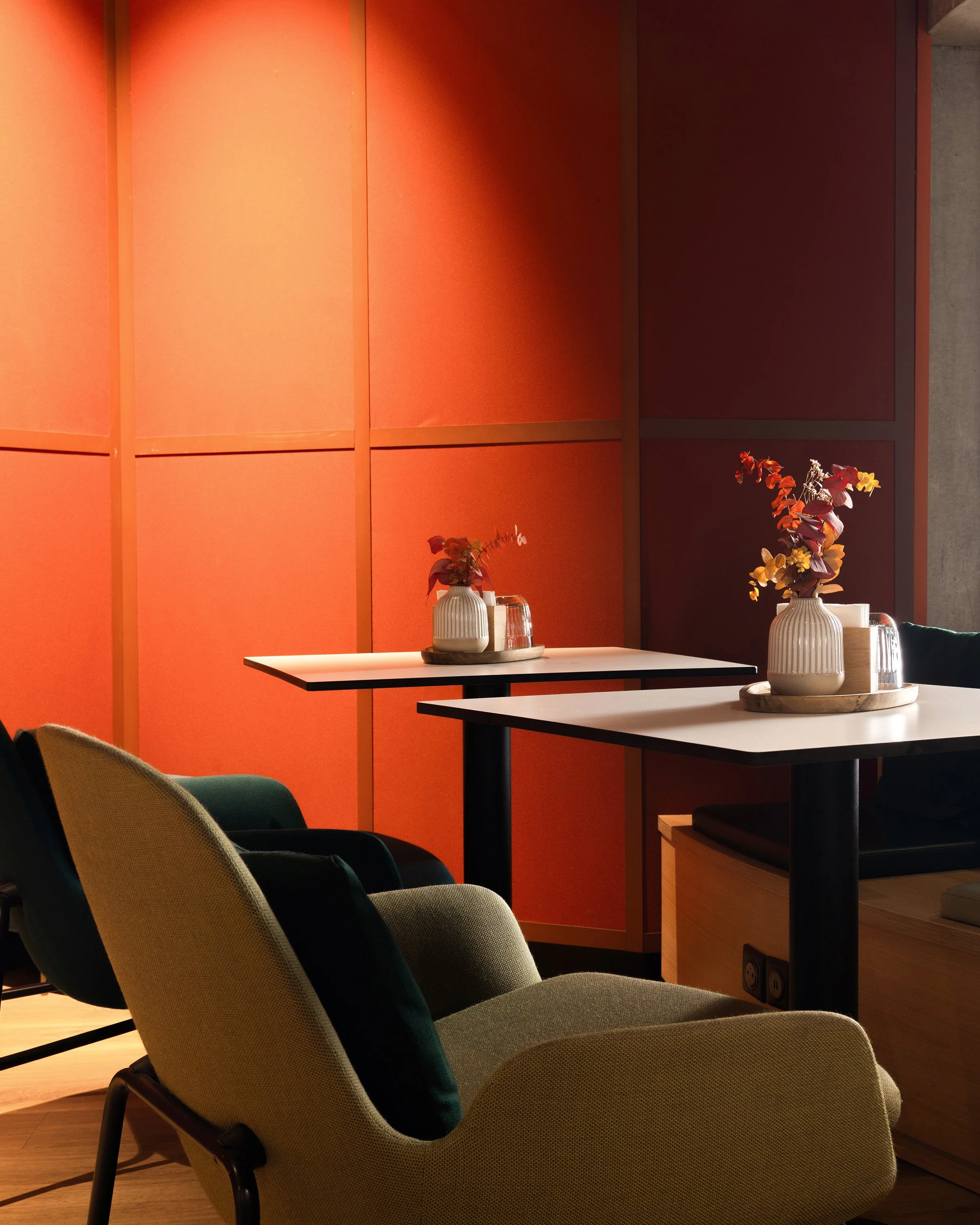 Photographie du salon d'un hôtel