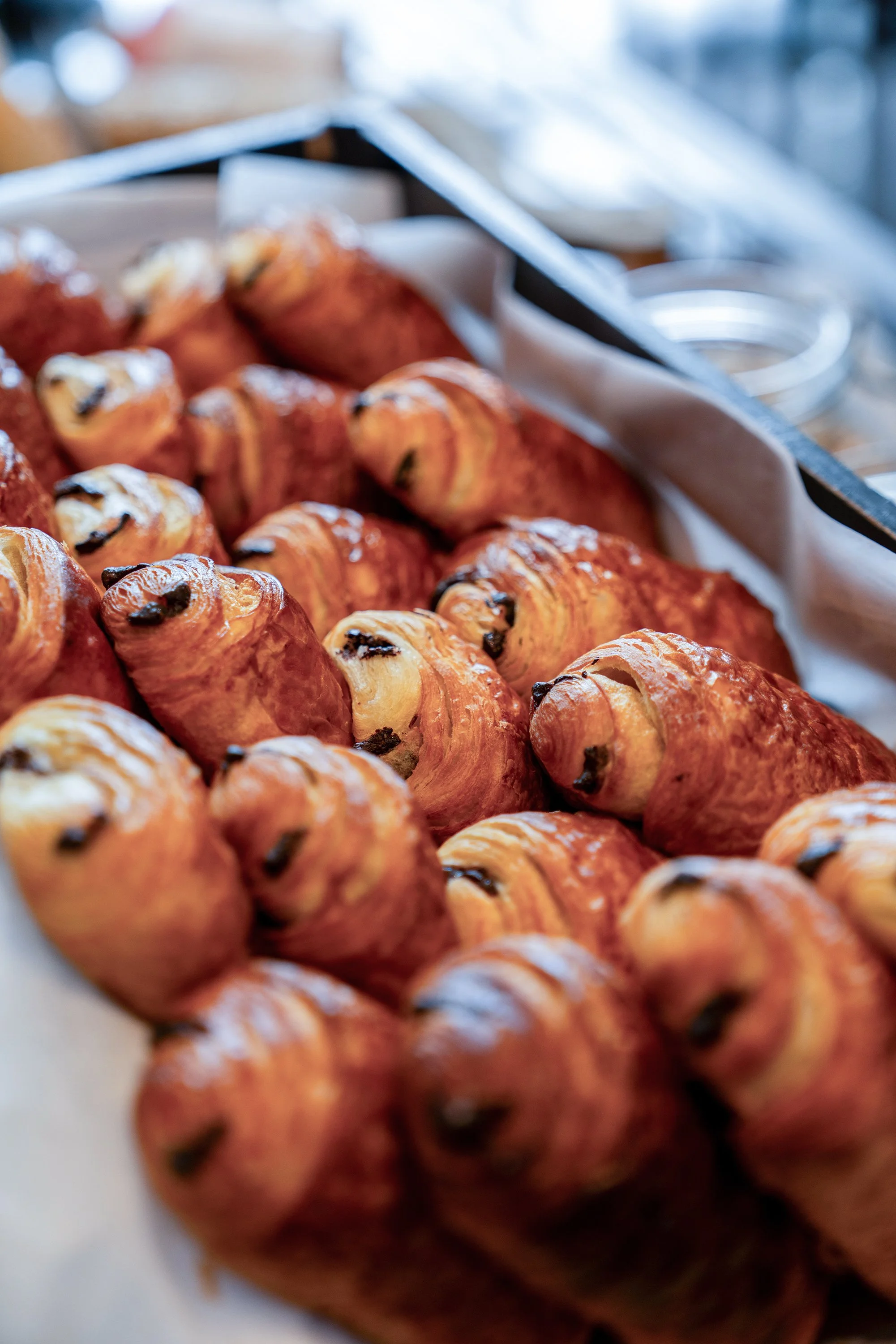 Détail du buffet petit-déjeuner d'un hôtel