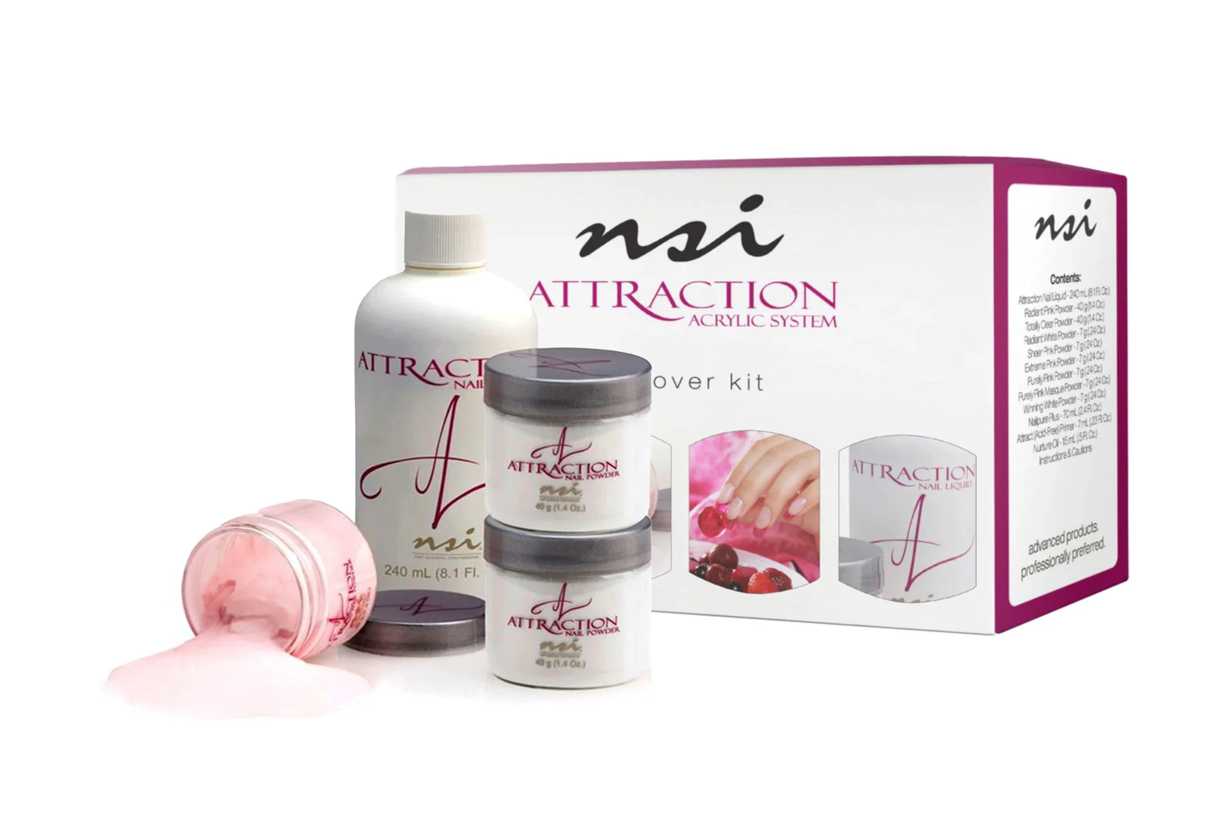 NSI - Designed nail acrylic kit packaging