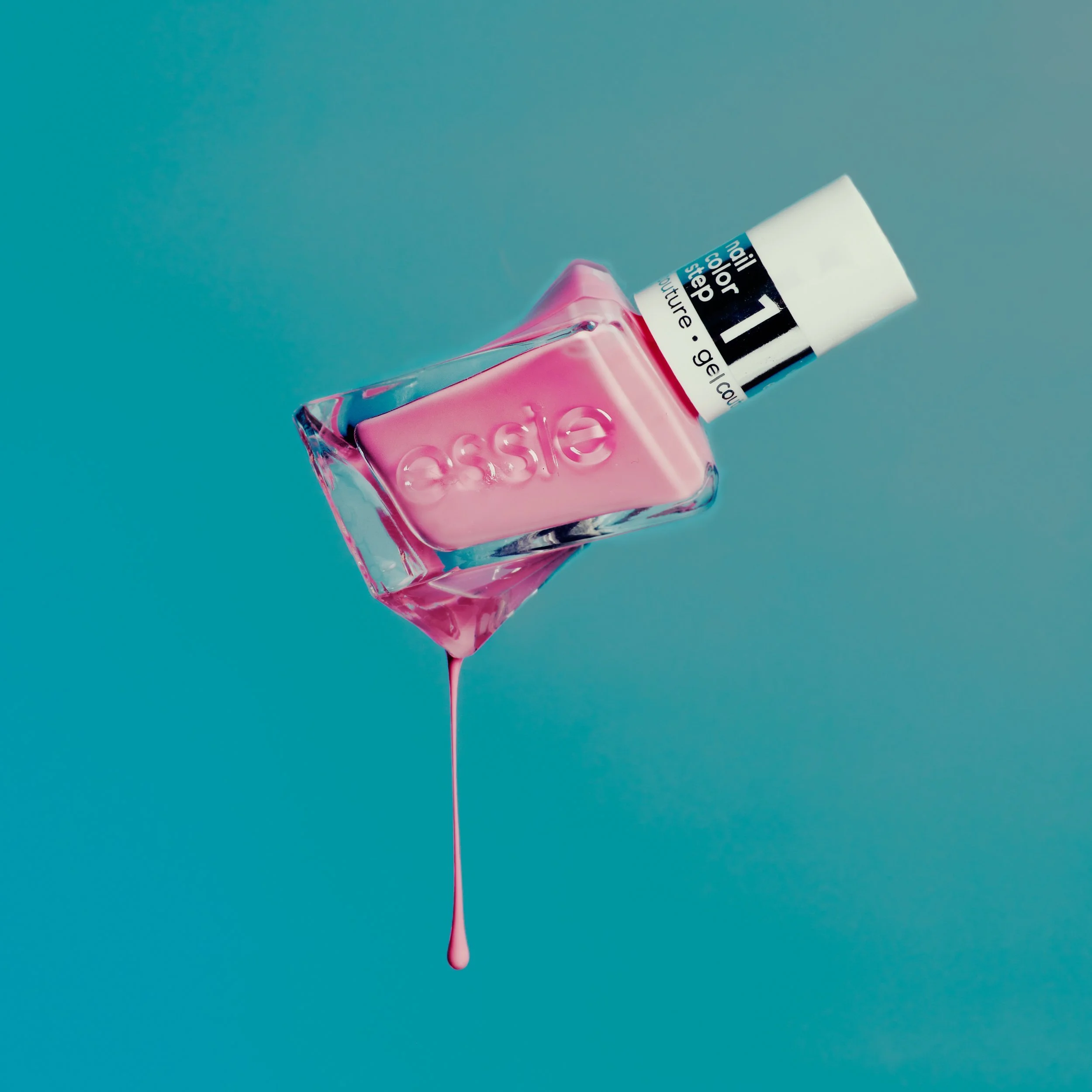 Nail polish in a bottle dripping. JSnaps Product Photography  E-commerce Commercial Photography New York City 