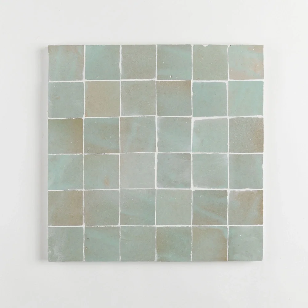 2"x2" Mosaic in Green Tea
