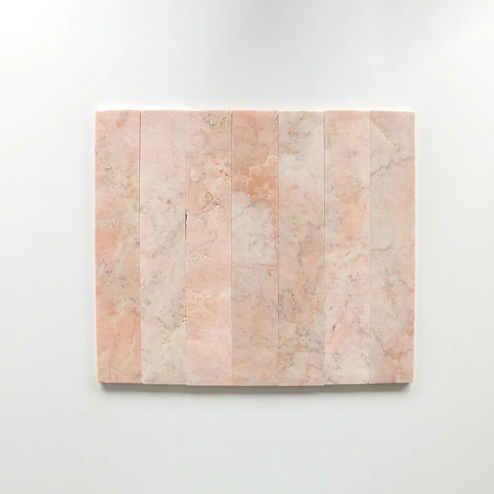 Rosa Cream Pillowed & Leathered 2"x12"