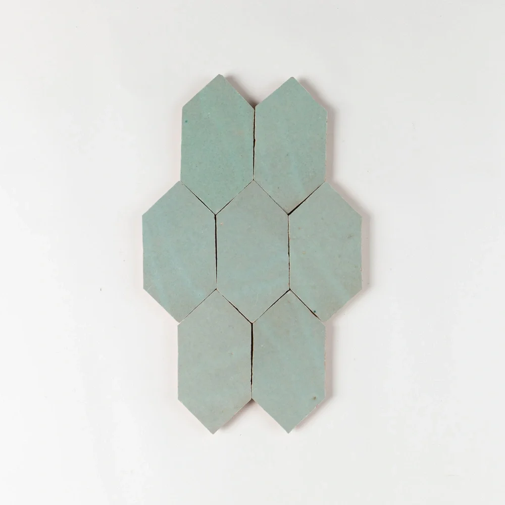 Picket Mosaic in Green Tea