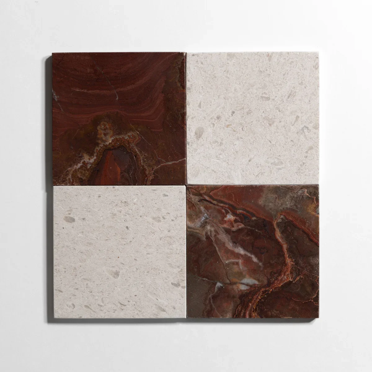 Red Onyx and Sierra Limestone