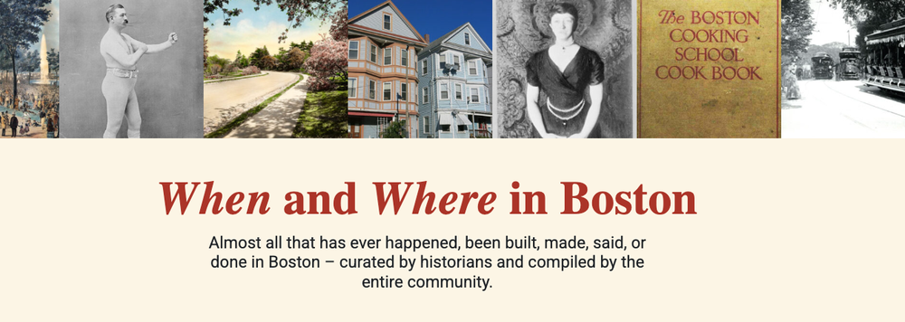 (JPHS) When and Where in Boston: Digital Community History Workshop