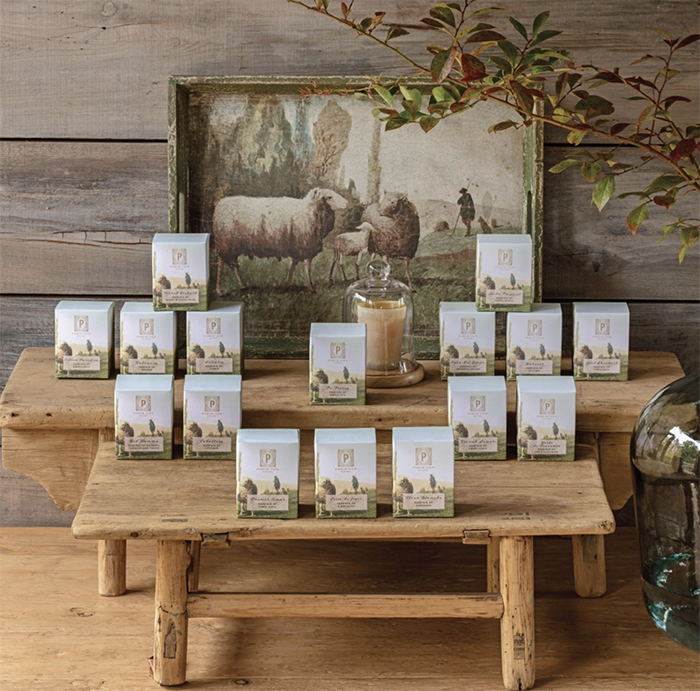 Branding and packaging design for Porch View Home and their new candle and body care lines — created to complement their elegant furniture and home décor collections.