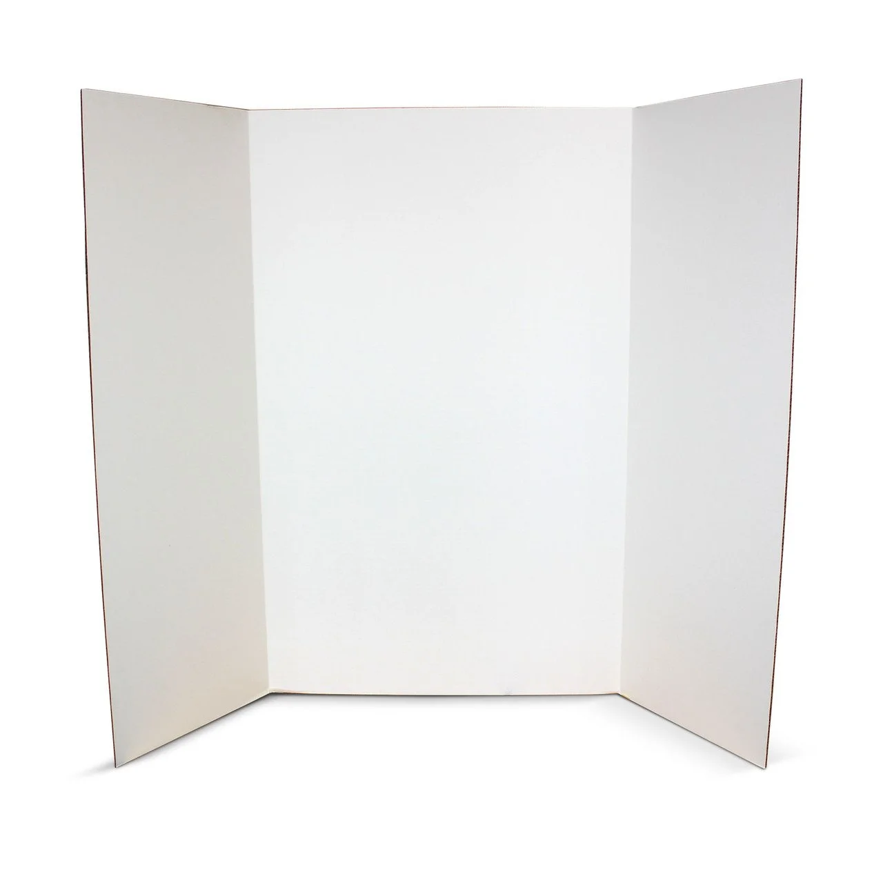 White Tri-Fold Science Fair Board – 36" x 48" (12" Deep)