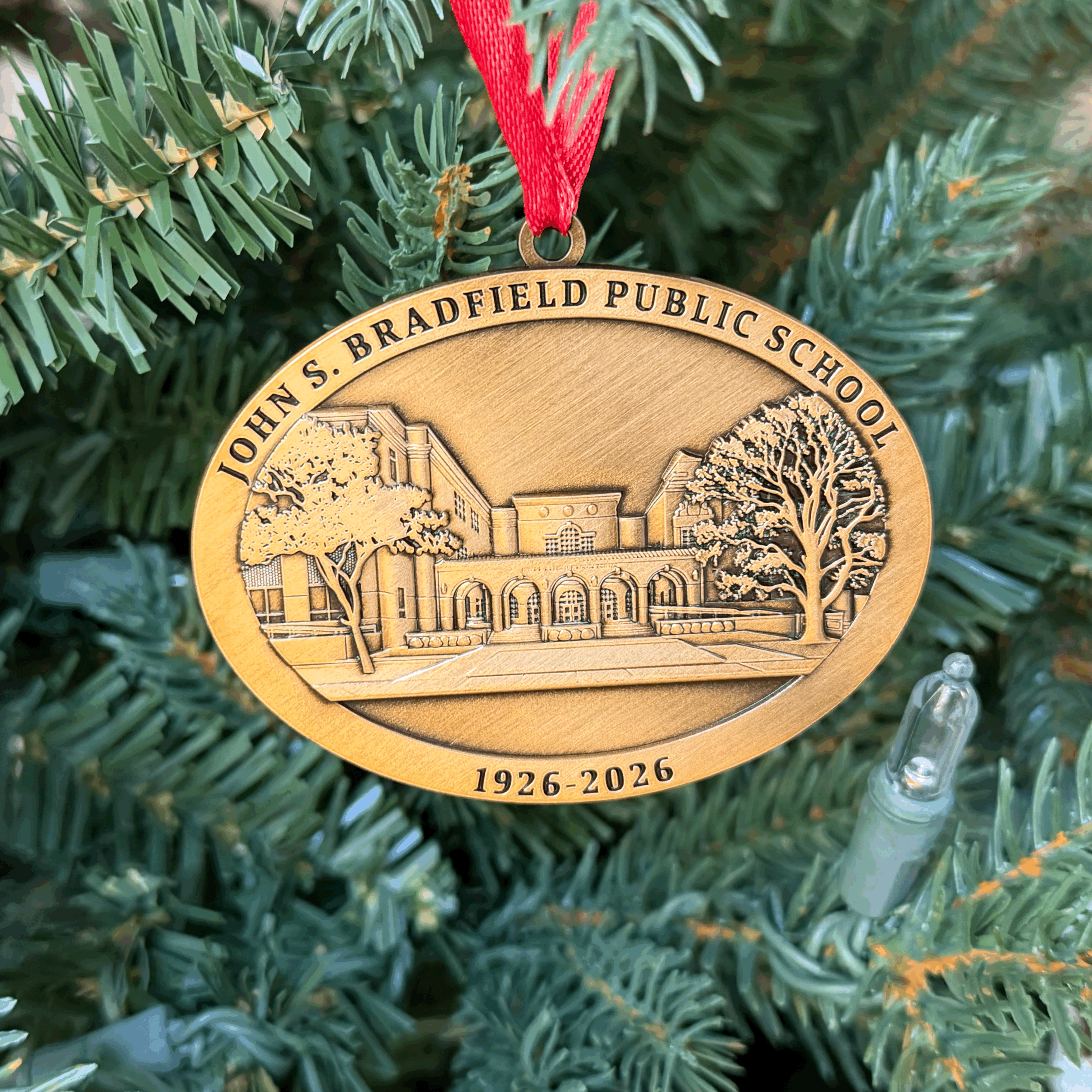Cast Bronze Holiday Ornament