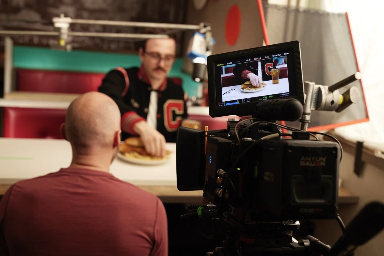 Behind the scenes of Pittsburgh, PA commercial video production.
