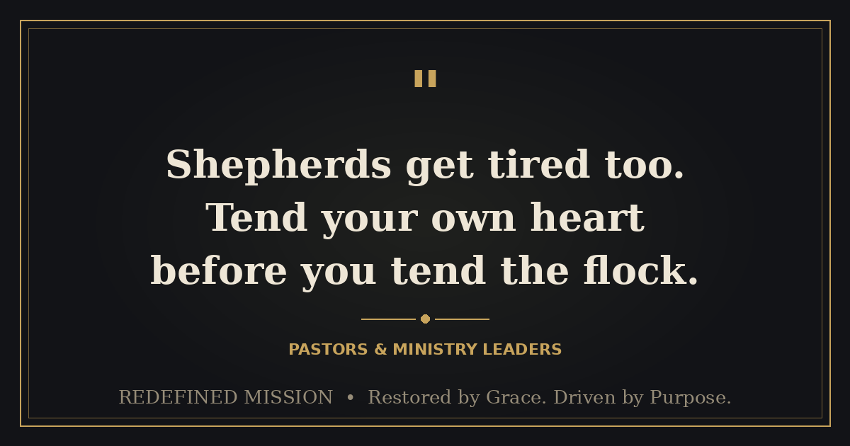 Pastor Burnout Symptoms: What Ministry Fatigue Looks Like in Your Body, Heart, and Calling