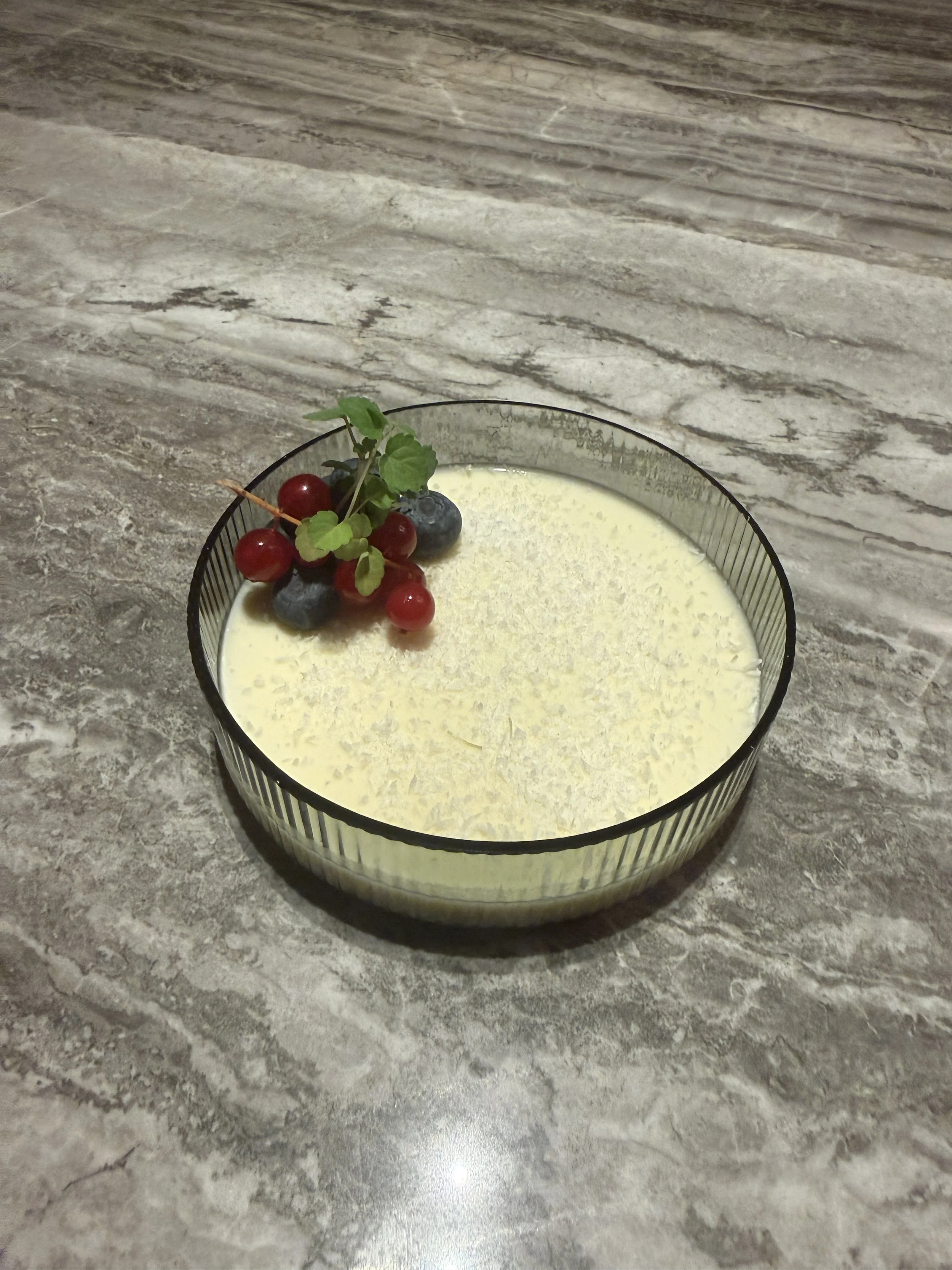Coconut And Lime Panna Cotta