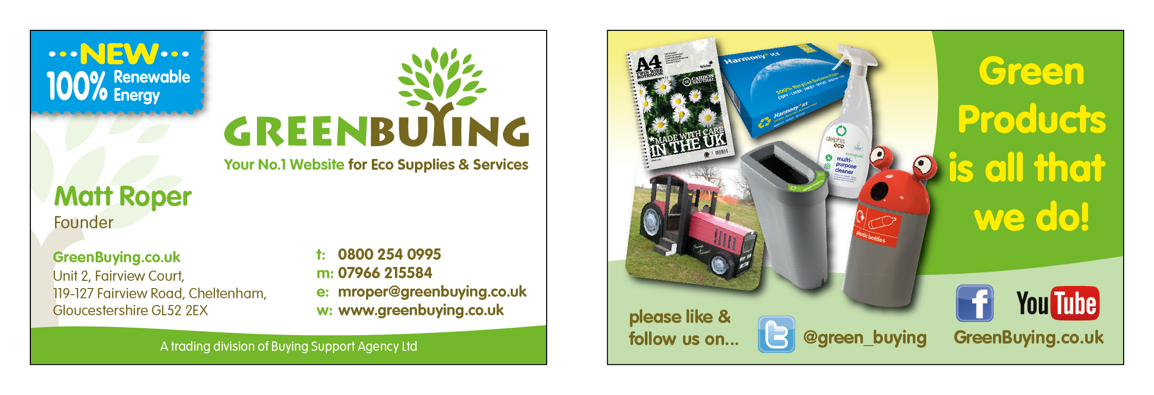 Business card design for Greenbuying.png
