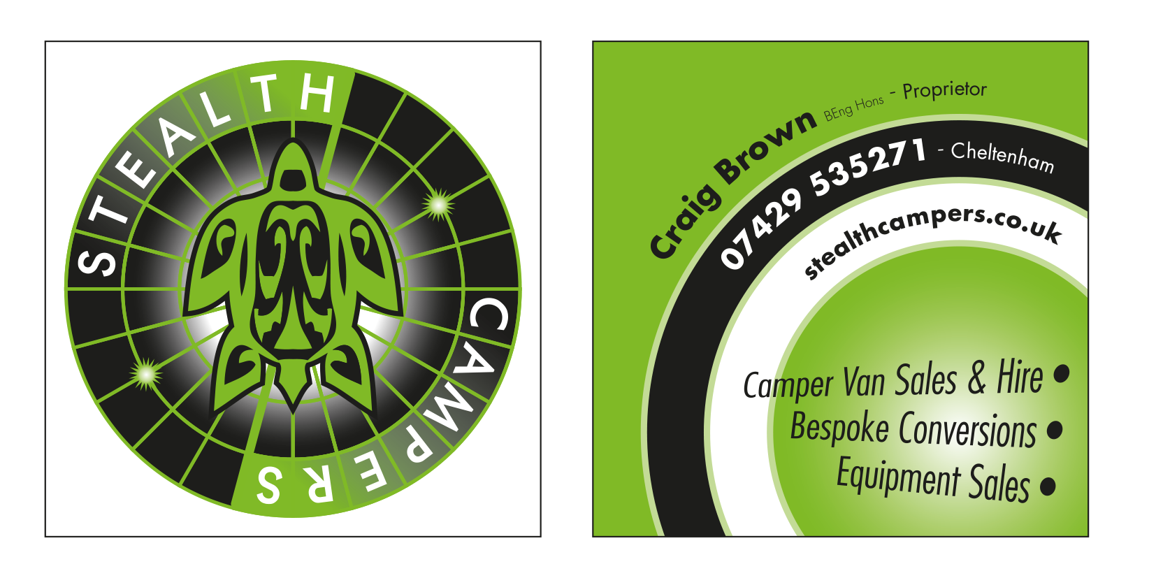 Business card design for Stealth Campers.png