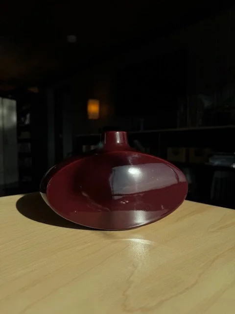 Moody Burgundy Vase