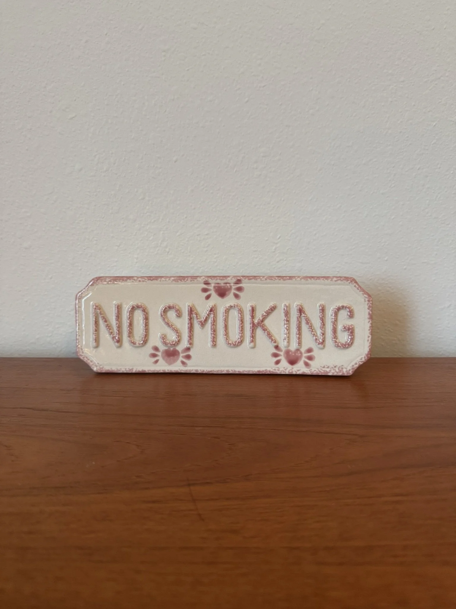 "No Smoking" Sign