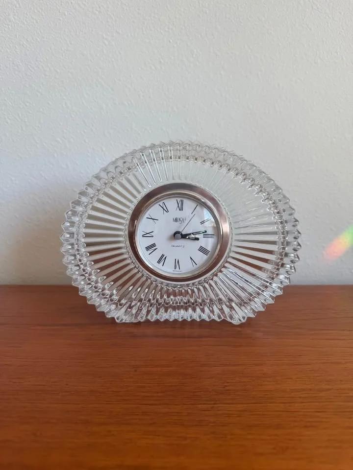 Mikasa Crystal Quartz Clock