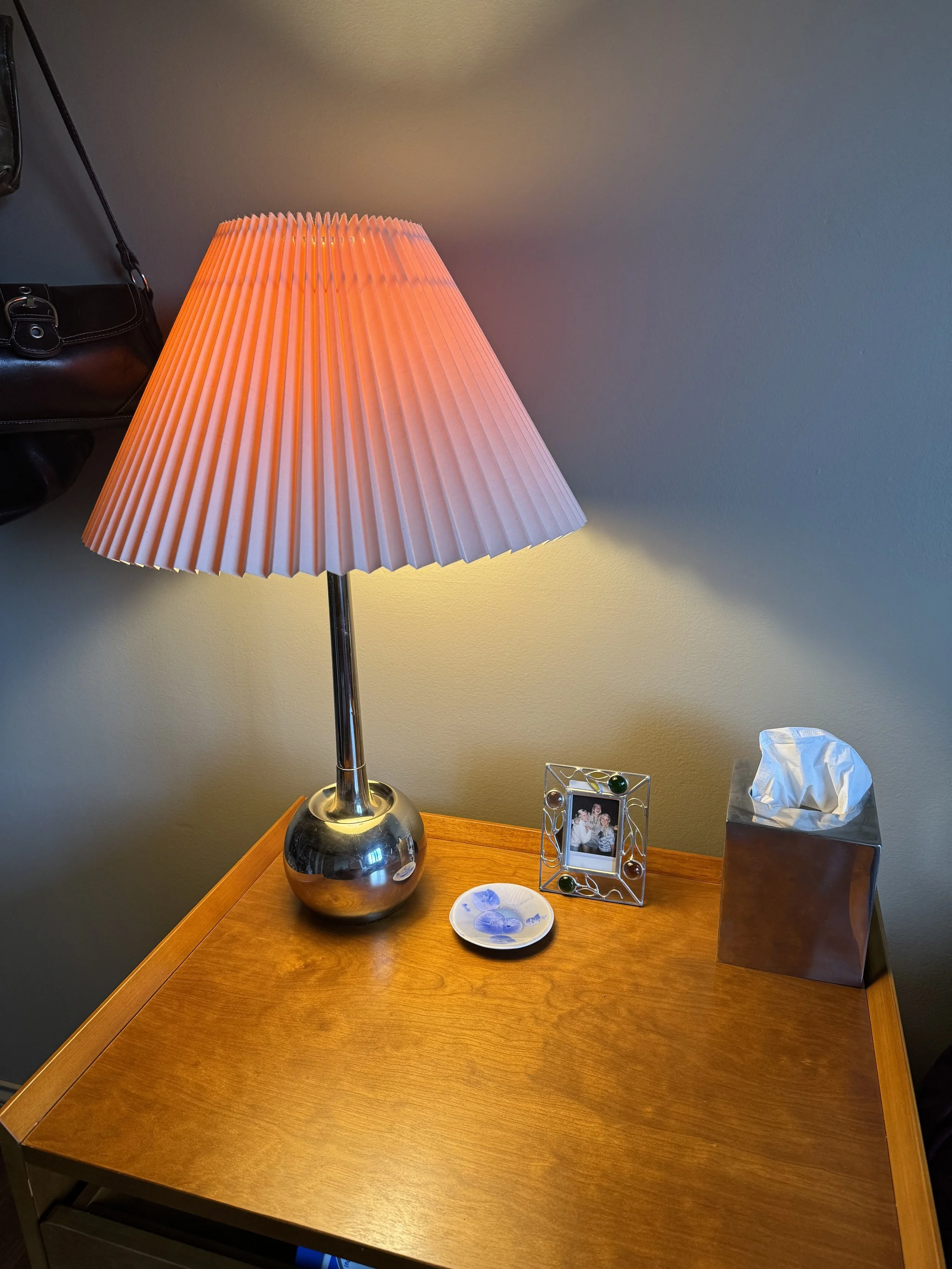 1960s Chrome Ball Table Lamp