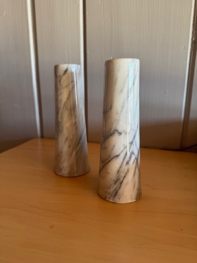 Marble Tapered Candle Holder