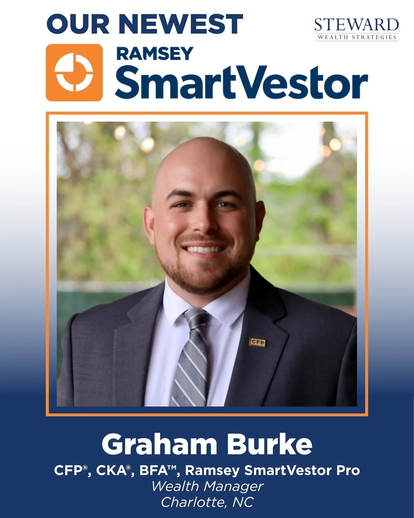 Our team is so excited to share that Graham Burke is now a Ramsey SmartVestor Pro!

This is a big milestone for Graham and a meaningful step for our team as we continue growing and serving more families well. With his addition, we now have four Smart
