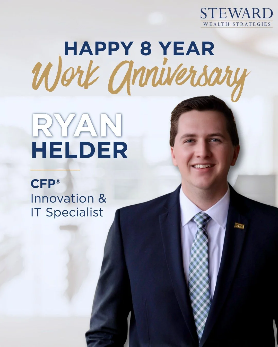 Happy 8 Year Work Anniversary, Ryan! 🎉 Thank you for eight years of innovation, problem-solving, and forward-thinking. We appreciate all you do to keep everything running smoothly!