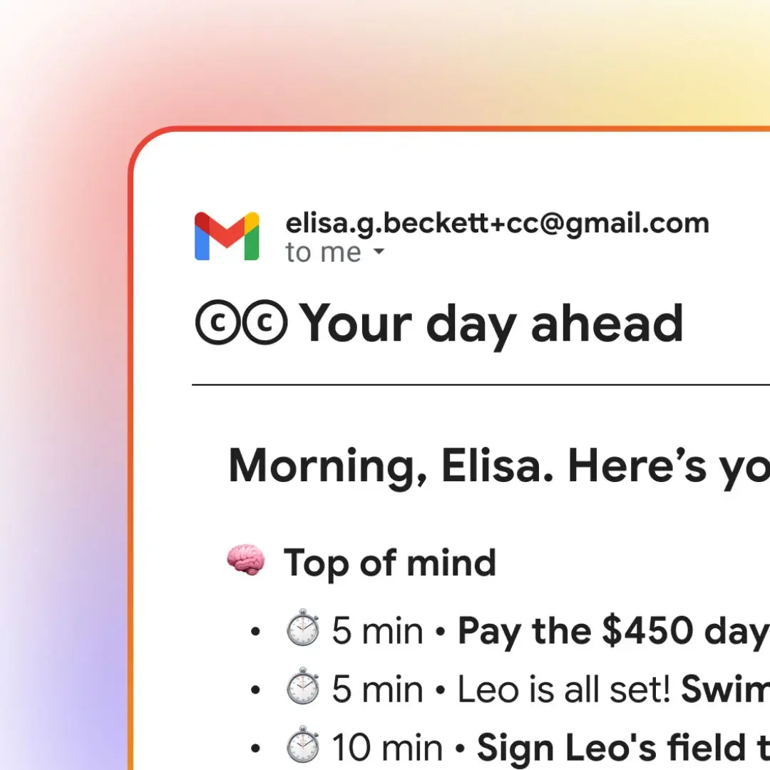 Google Labs CC: a Product That aims to Help With Your Messy calendar