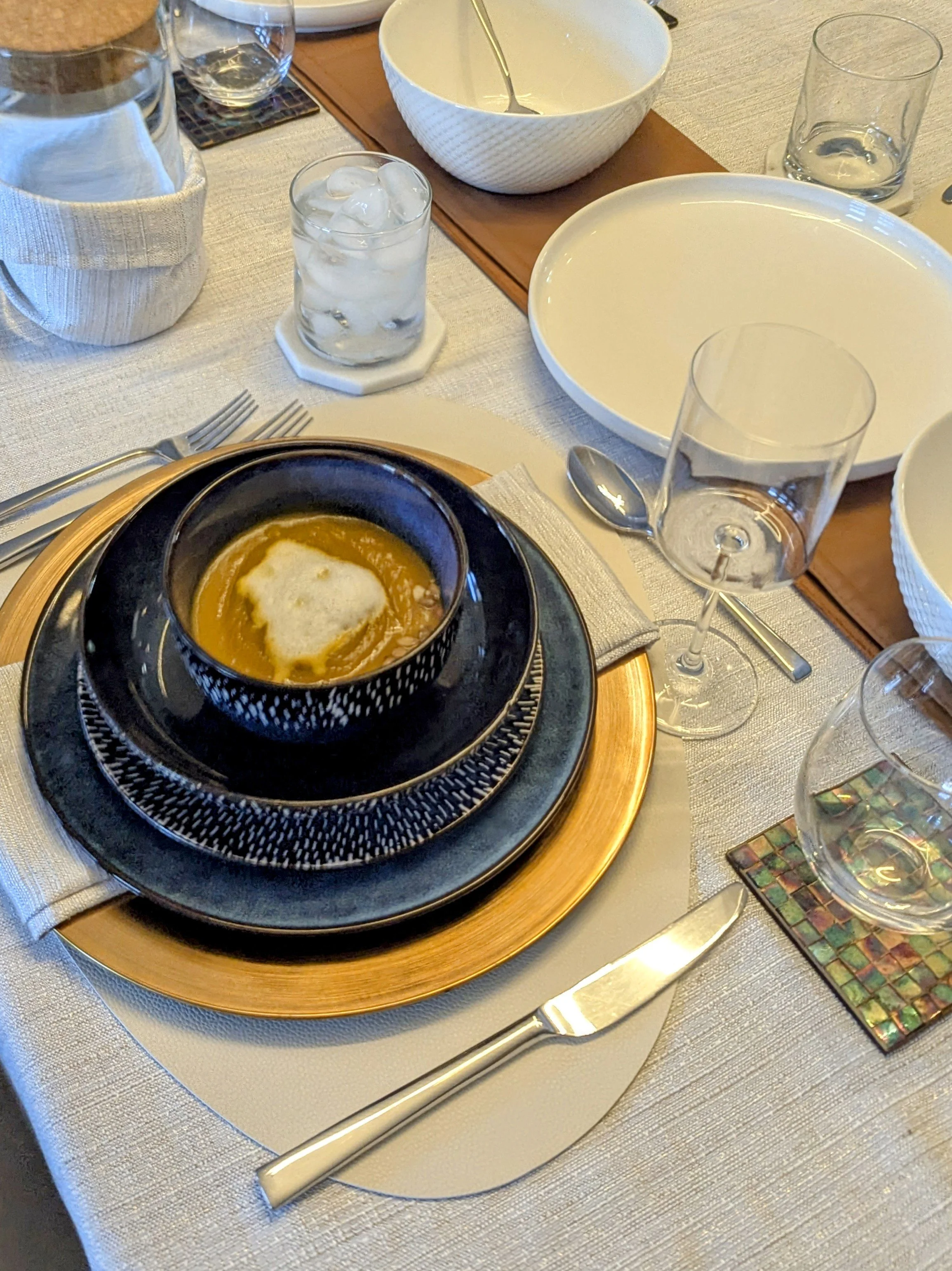 Thanksgiving place setting