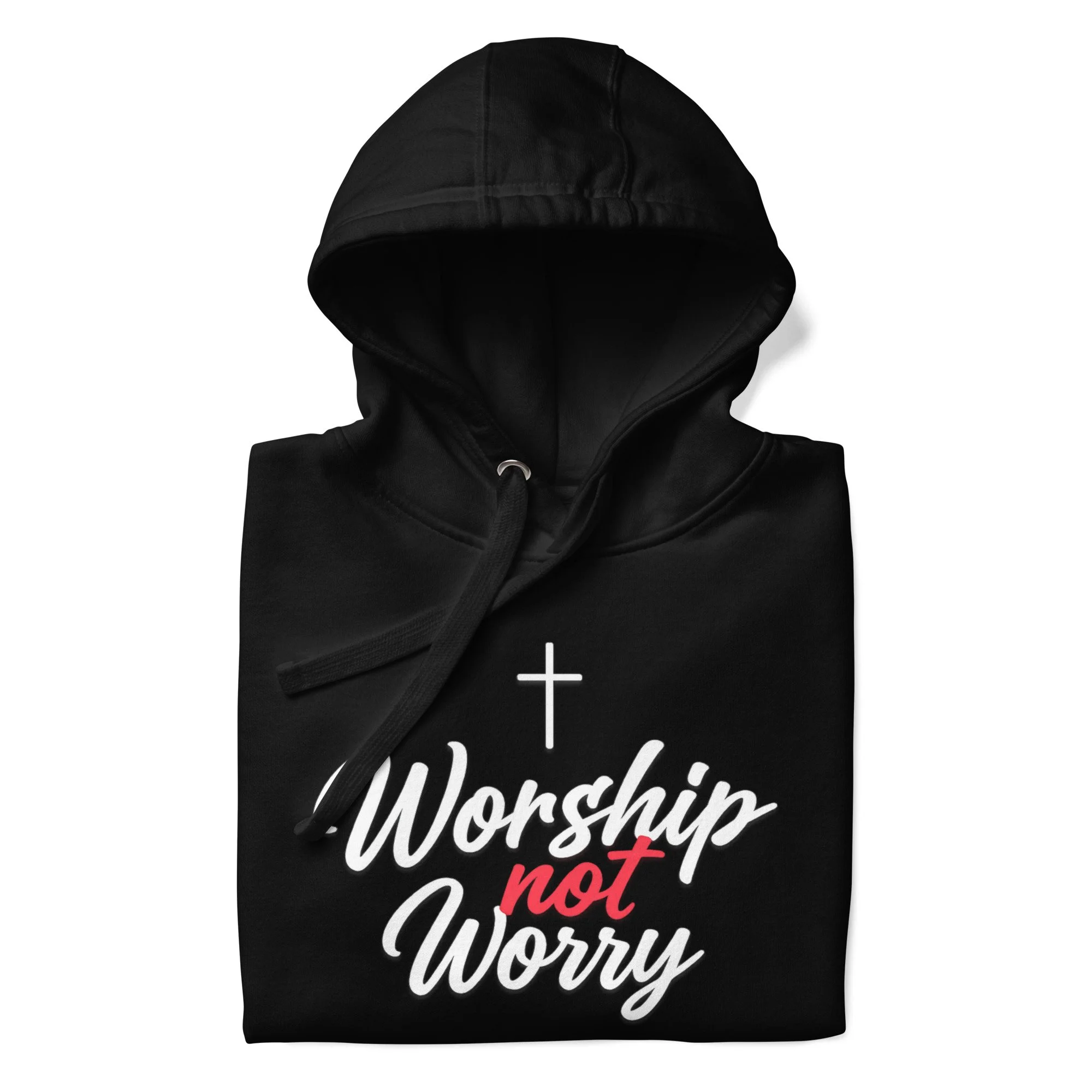 WNW Unisex Hoodie w/ White and Red Logo