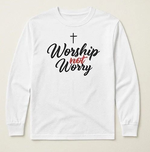 Unisex Long Sleeve Tee w/ Black and Red Logo