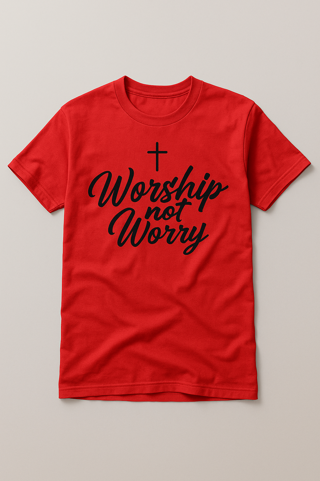 WNW RED Short-Sleeve Unisex T-Shirt w/ Black