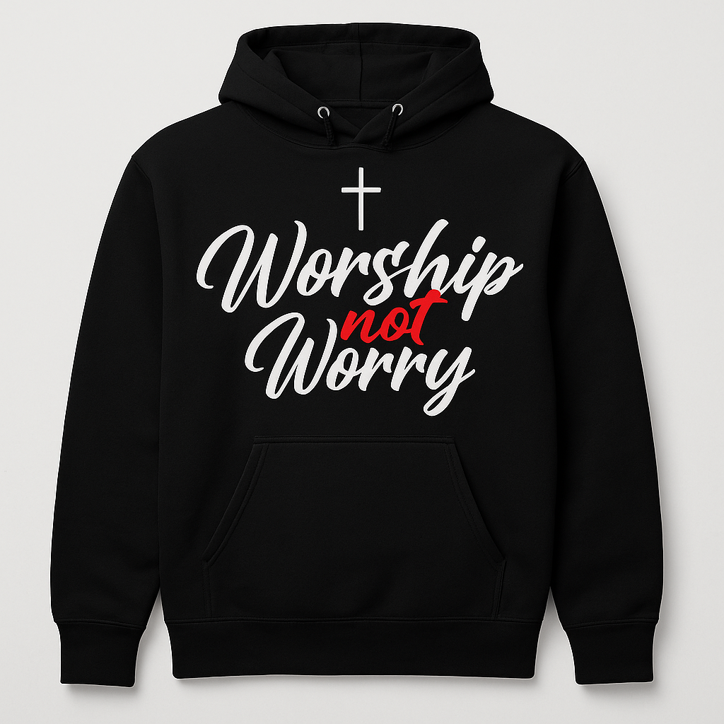 WNW Unisex Hoodie w/ White and Red Logo