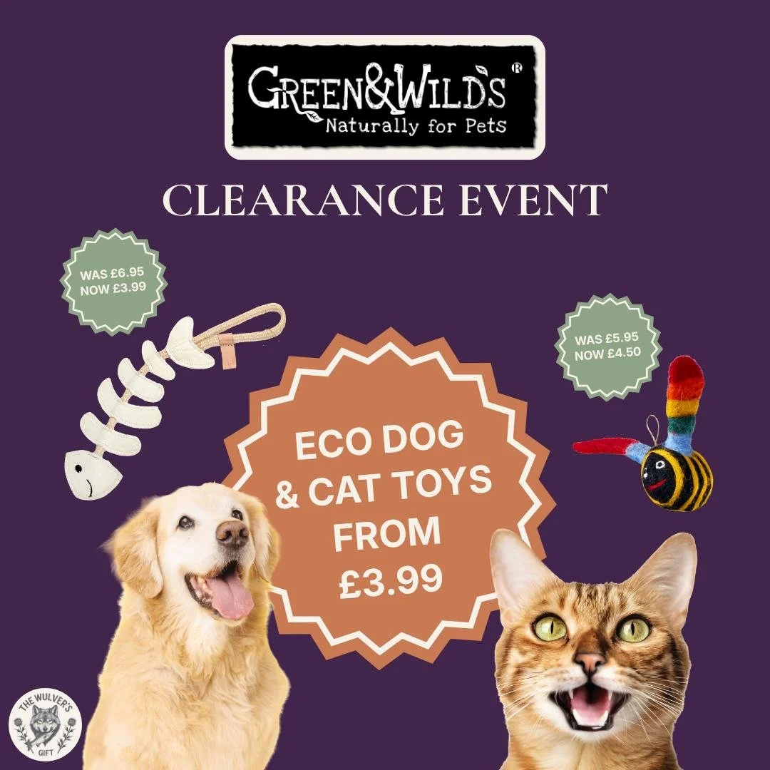 🚨 THE ECO-TOY STOCK CLEARANCE IS LIVE! 🚨

We&rsquo;ve permanently slashed prices across our remaining Green &amp; Wild's sustainable pet toys to clear the stockroom! 🐾

🛍️ Tap the product tags on the image to shop these deals instantly:
👉 Premiu