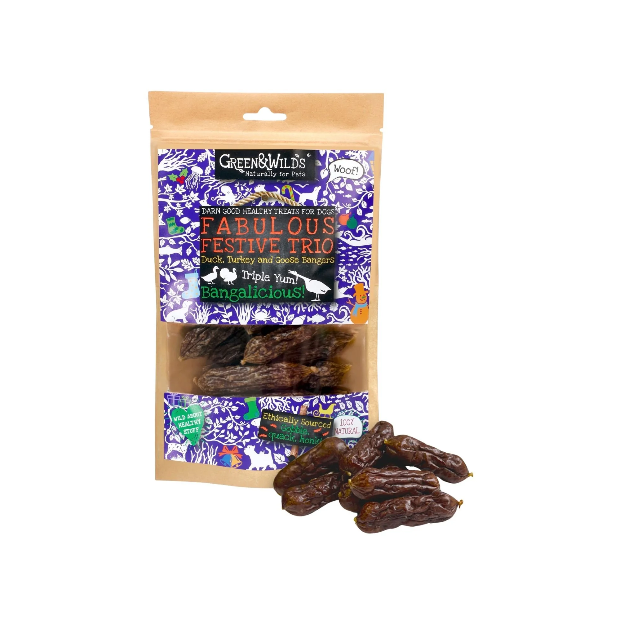 Green & Wild's Fabulous Festive Trio Dog Treats